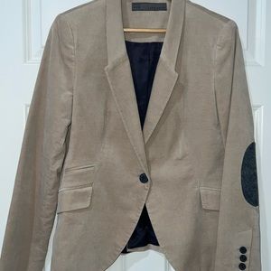 Zara velvet lined jacket. Bought in Paris.